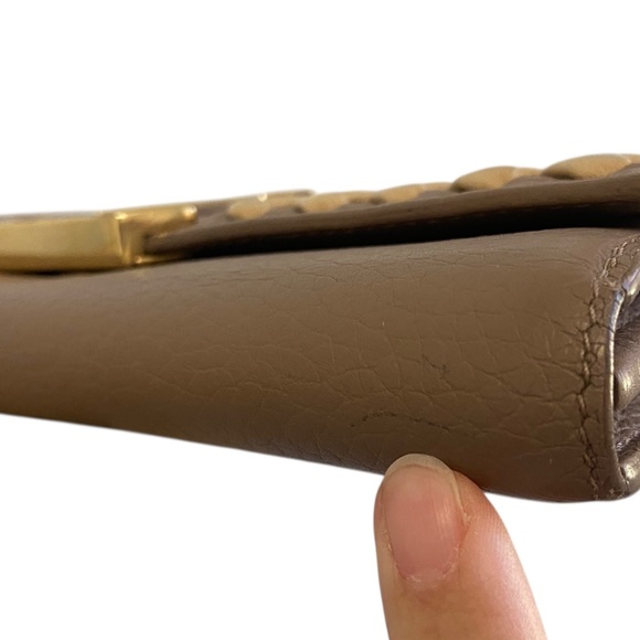 Auth. Louis Vuitton Portefeuille Capucines Taurillon Leather Long Wallet Braided - Picture 6 of 16